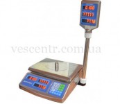 Весы торговые электронные до 30кг из нержавеющей стали F902H-30EDS