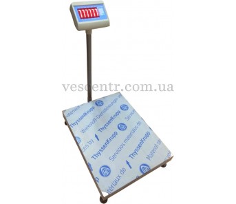 Весы товарные ДНЕПРОВЕС ТМ  FS608E-Т 150/300/600кг.  Размер платформы 600х800мм